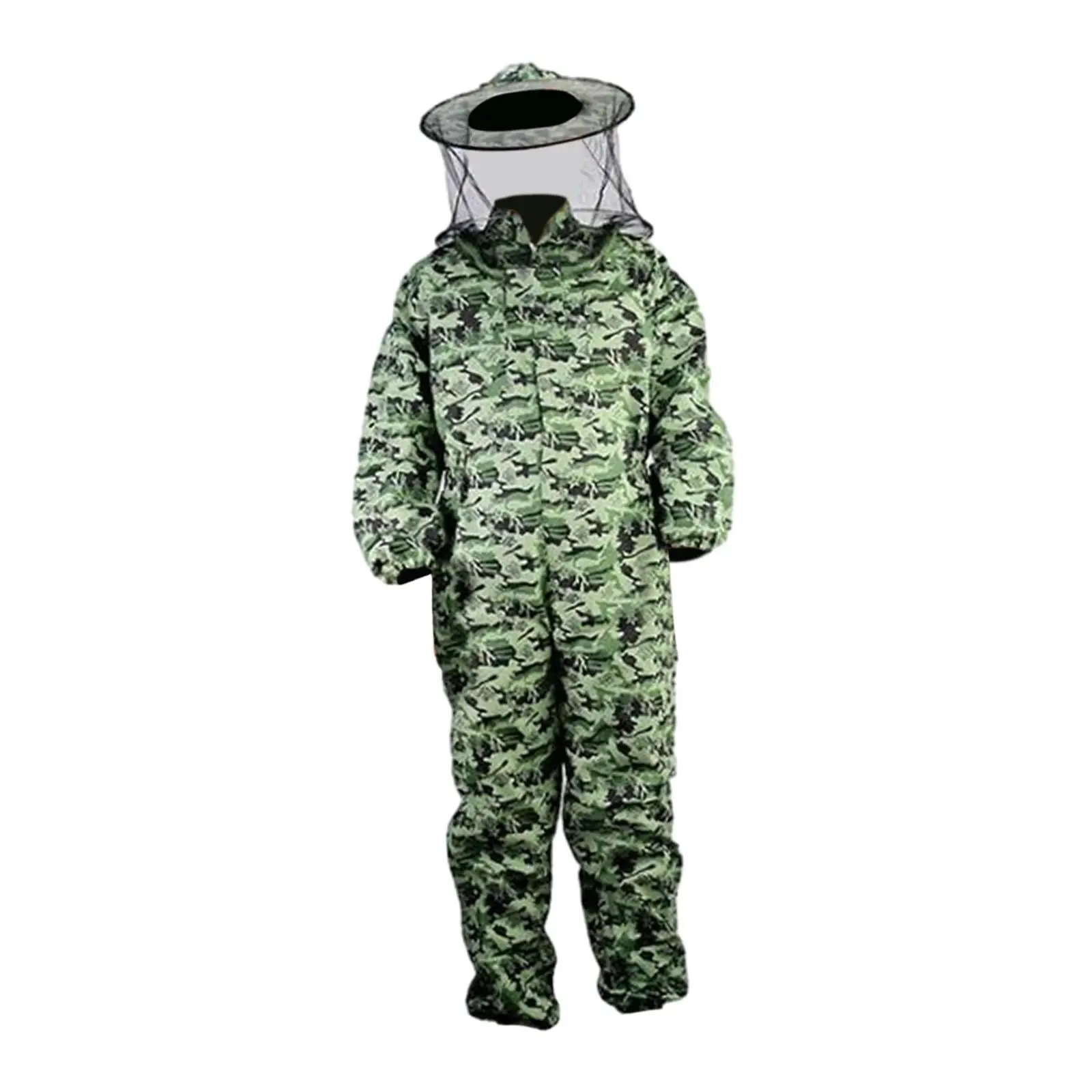 Bee Keepers Suit Jumpsuit Coverall Detachable Hood Anti Bee Suit
