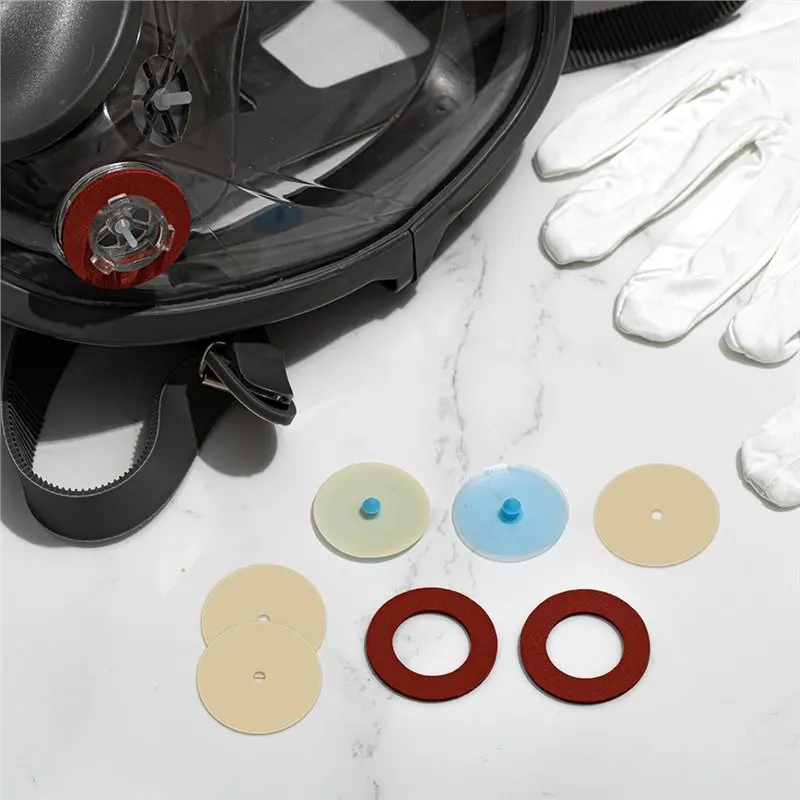 HLZS-For 6200 6800 7500 Series, 6000 Series Full And Half Facepiece Accessories- 10 Pcs 6893 Inhalation Valve