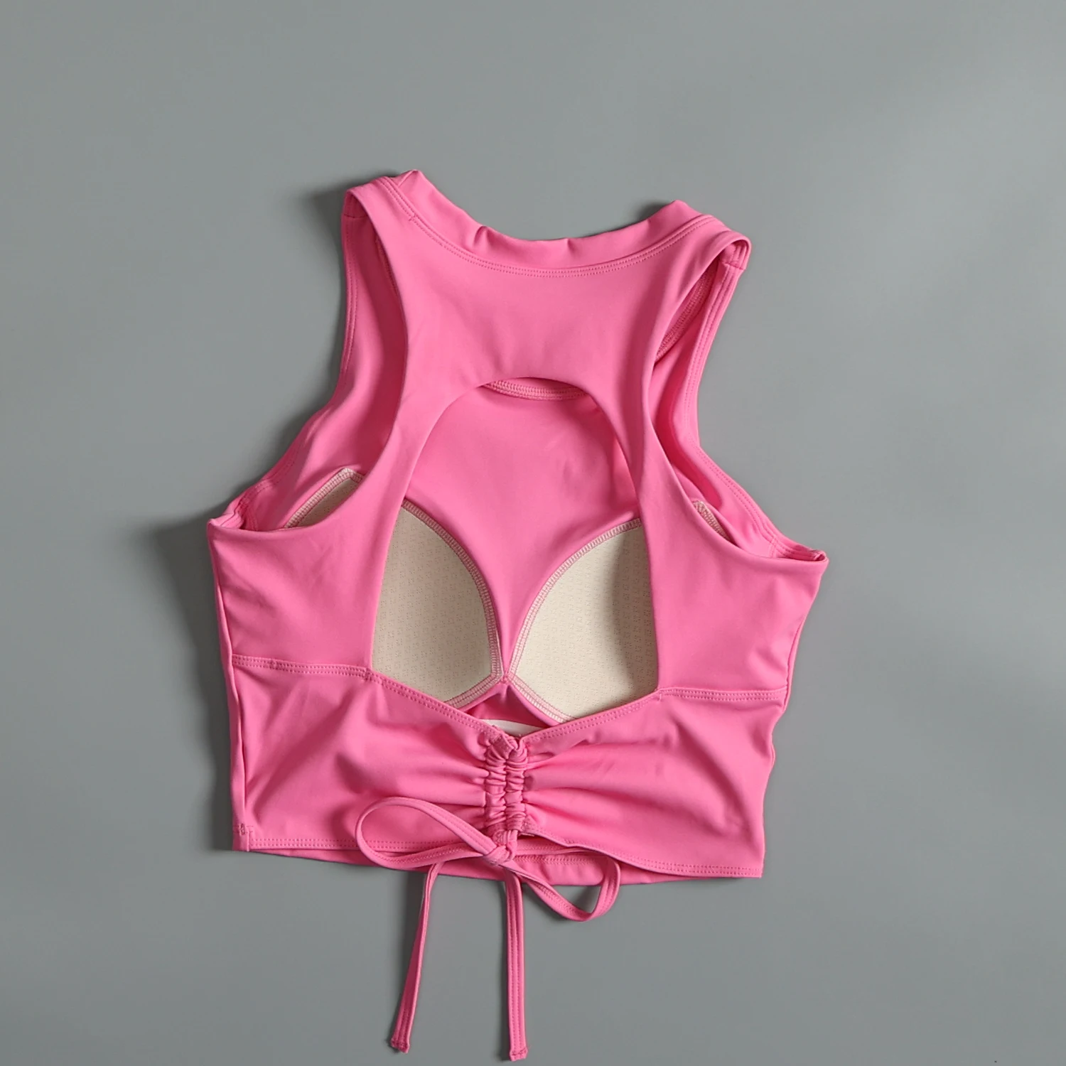 Yoga clothing underwear for women in summer hollow beauty back running shock-proof bra integrated sports fitness vest wear