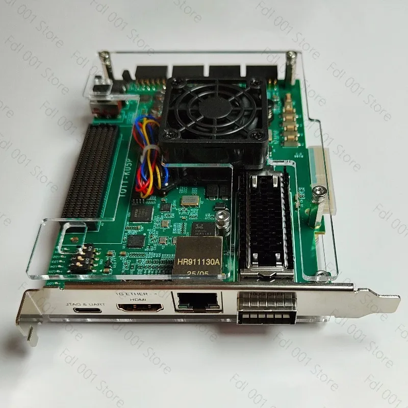 XCKU5P FPGA Development Board FMC PCIe 3.0 HDMI 100G Optical Port