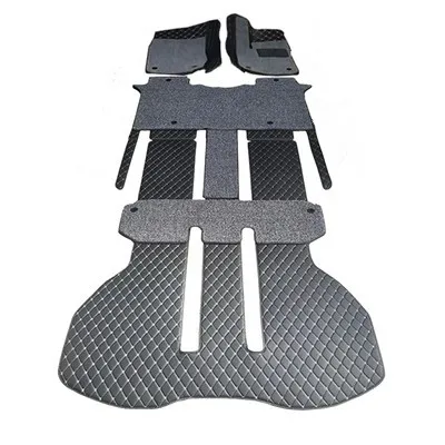 Top quality,Custom full set car floor mats for Right hand drive Toyota Alphard 7 8 seats 2023-2015 durable double layers carpets
