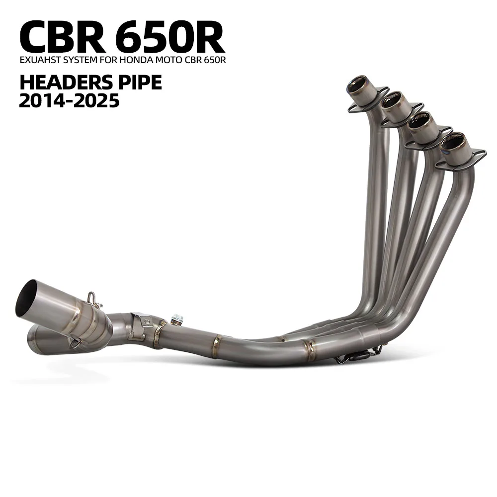 

CBR650R Exhaust Headers Tube 51mm For Honda CBR650 CB650R CBR650F CB650F 2014-2025 Motorcycle Escape Front Link Pipe Racing Line