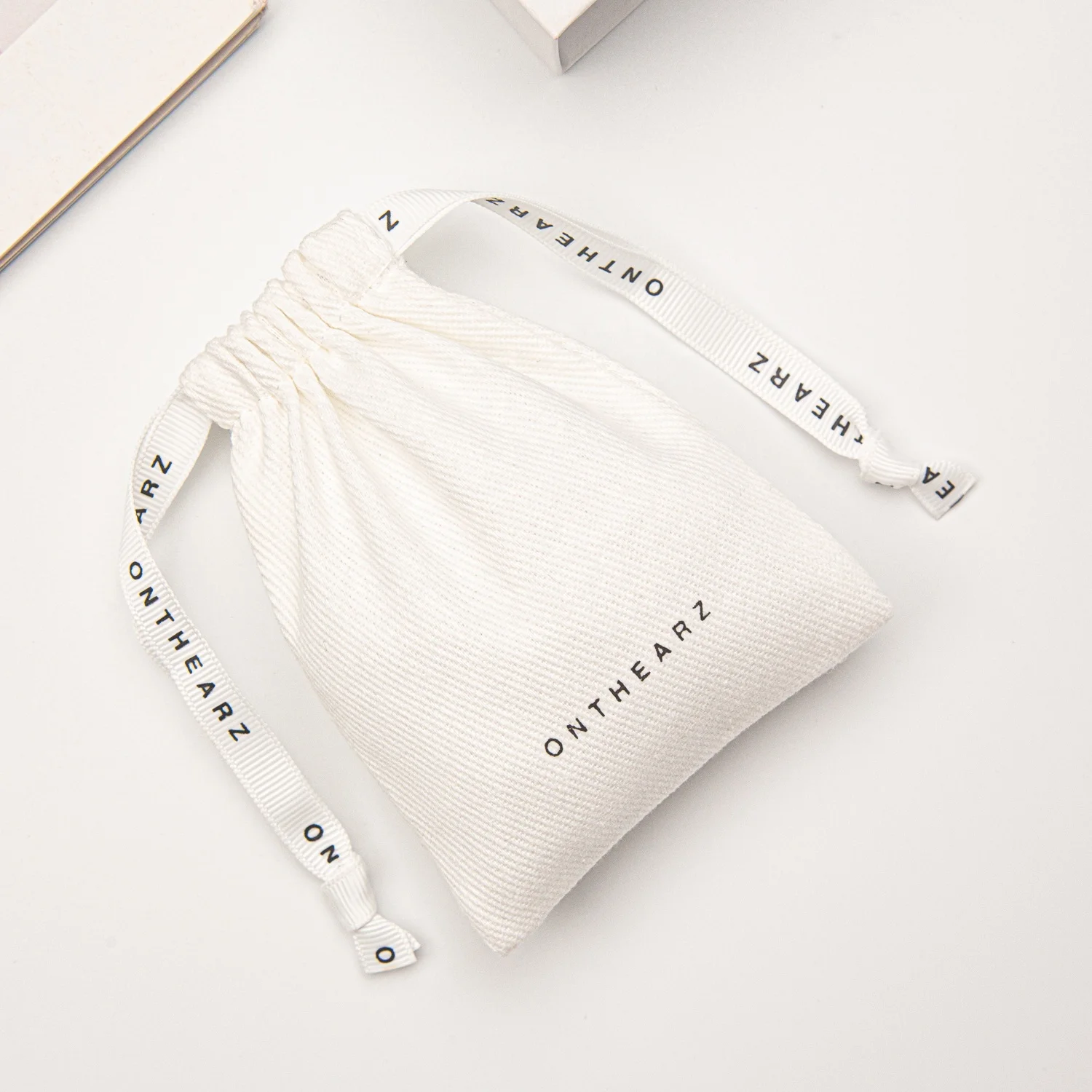 Soft Cotton Twill Jewelry Earrings Packaging 5x7cm(2\
