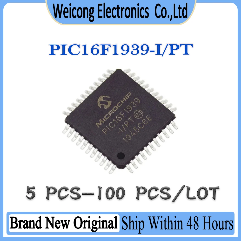 PIC16F1939 PIC16F1939-I/PT PIC16F1939-I PIC16F PIC16 PIC New Original IC MCU Chip TQFP-44