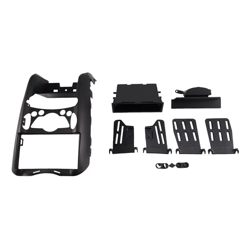ABTC-Fascia Frame For BMW Mini Cooper R55 R56 R57 2007-2014 2 Din Car Radio DVD Player Trim Panel Installation Kit