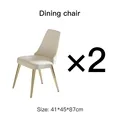 Modern Simple Light Luxury High-End Rock Slab Round Kitchen Table Household Marble Dining Table And Chair Combination