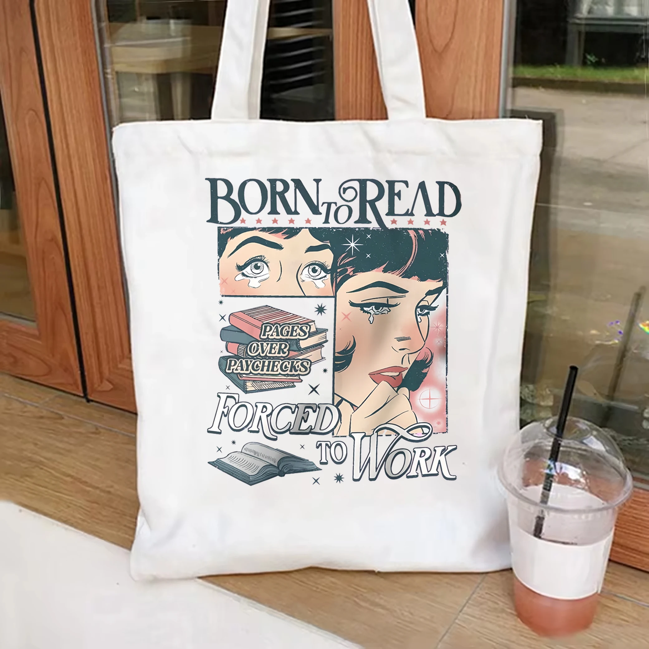 Book Lover Tote Bag Bookish Canvas Shoulder Bag lettore divertente libro Addict Book Lover libri piccanti Dark Romance Book Shirt Gift