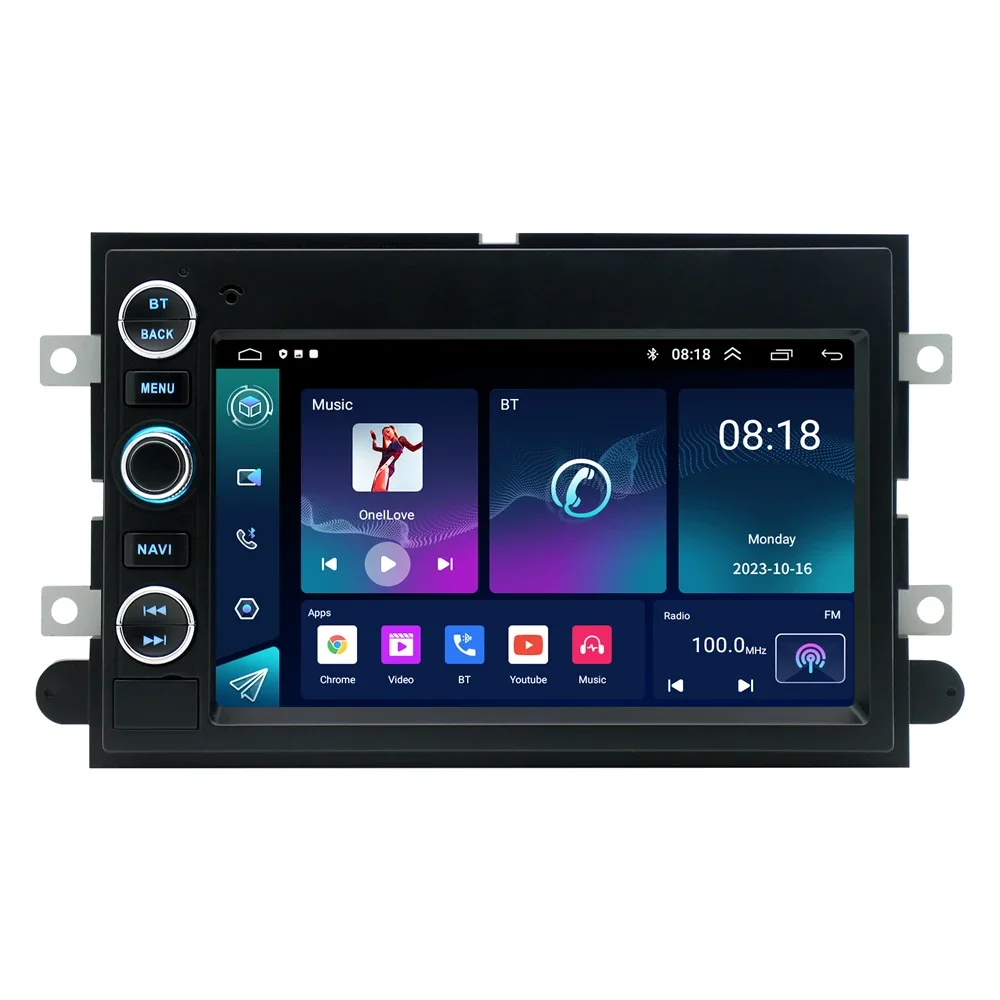 Android Radio Voor Ford F150 F250 F350 Fusion Mustang Explorer Edge Focus Multimedia Speler 7 "Touchscreen Carplay Auto Stereo - afbeelding 2
