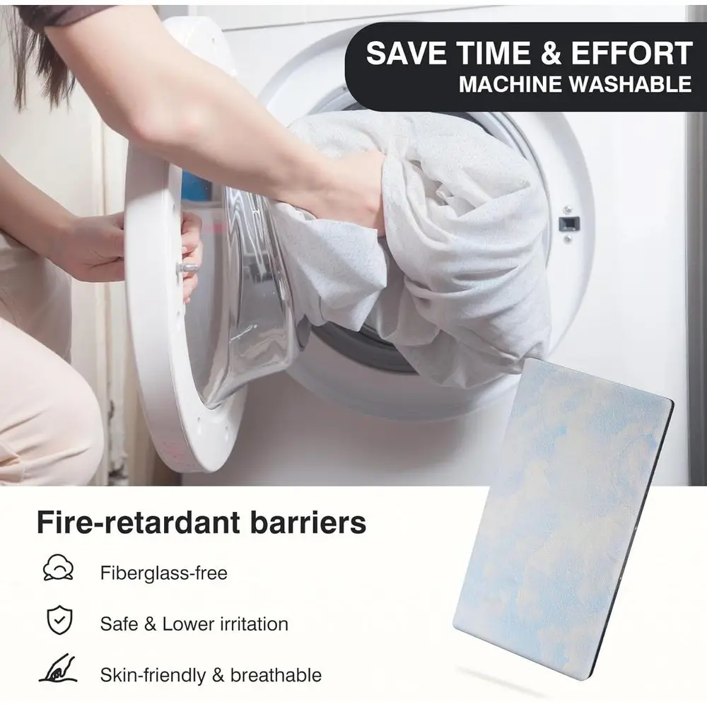 Dual-Sided Comfort Baby and Toddler Crib Mattress with Cool Gel Memory Foam, Triple-Layer Breathable Premium Baby-Mattress for I