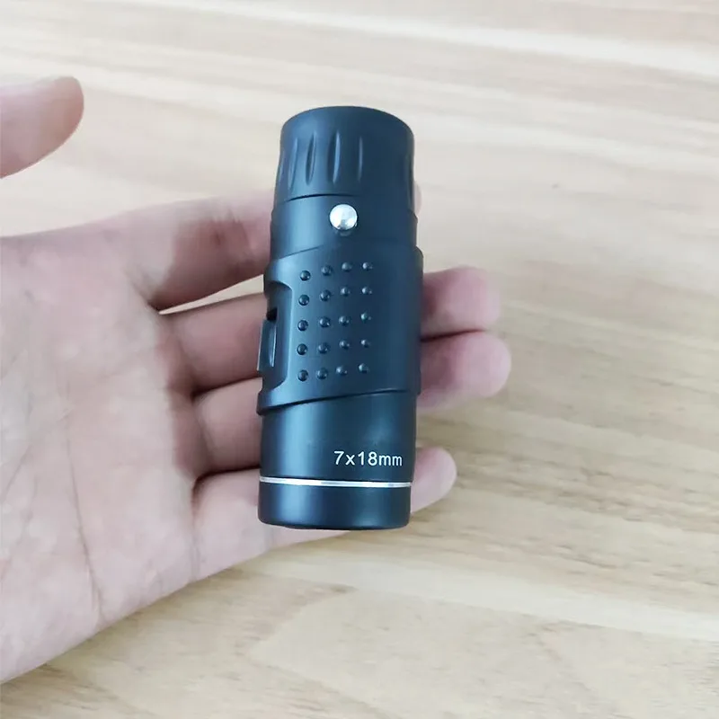 

Мини-монокуляр HD-телескоп 7X18, полностью покрытая оптика Bak4, карманный концертный зрительная труба дальнего действия для охоты, кемпинга