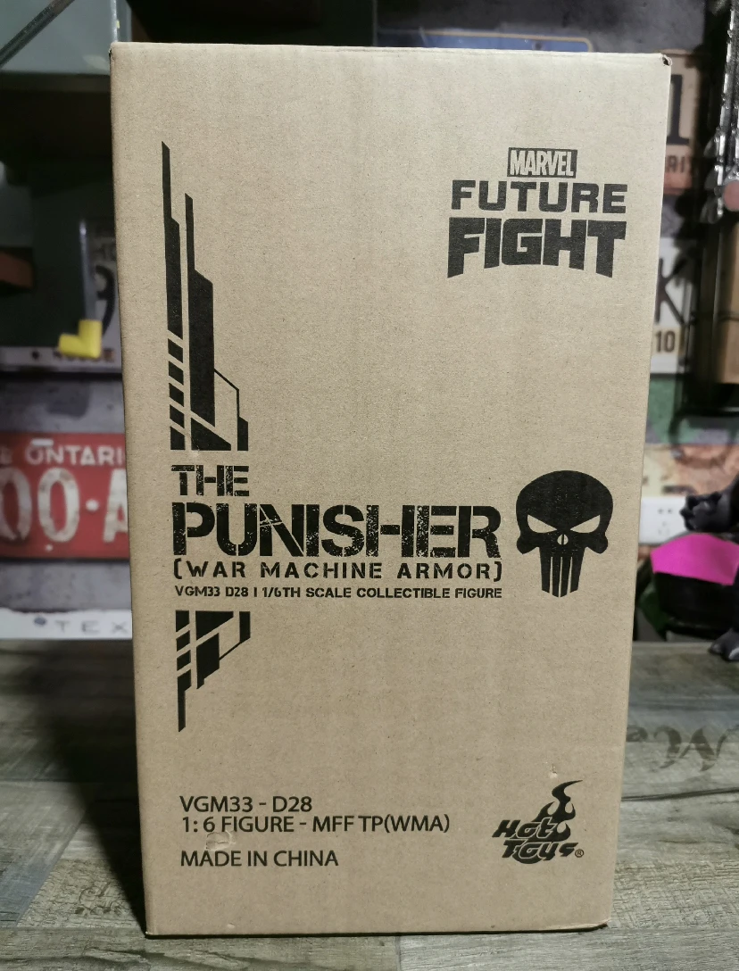 In Stock Ht Hottoys Vgm33d28 1/6 Punisher War Machine Iron Man Marvel Action Figure Toy Gift Model Collection Hobbies Doll