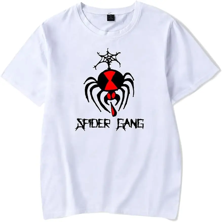 Lil Darkie Merch Spider Gang T-Shirt Men/Women Fans Unisex Hip Hop Tshirt Sweatshirt Casual Shirt