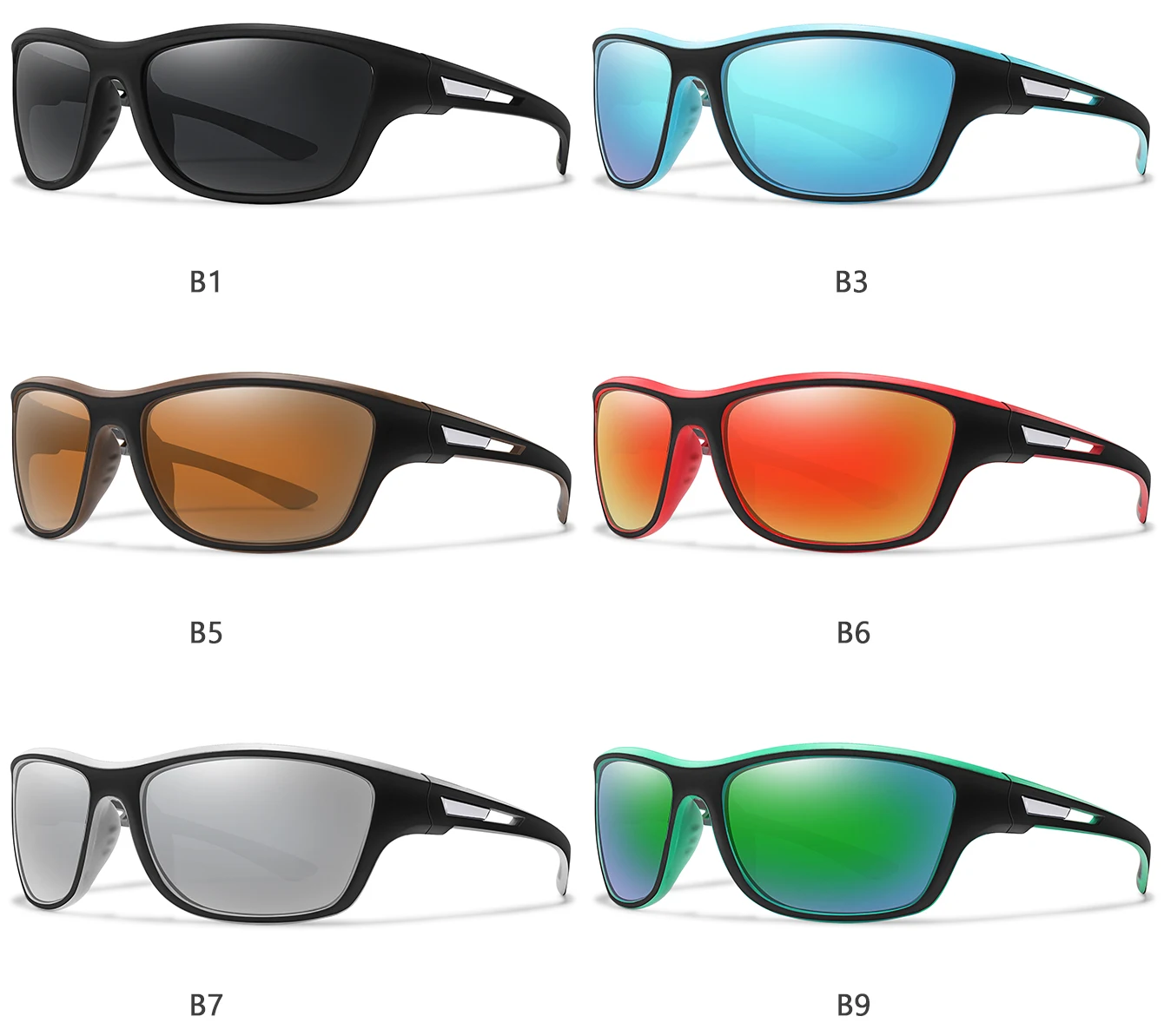 Polarisierte Angeln Sonnenbrille Weiblich Männlich Outdoor Sport Fahren Wandern Brille Straße Radfahren Anti-glare UV400 Brillen – Detail 5