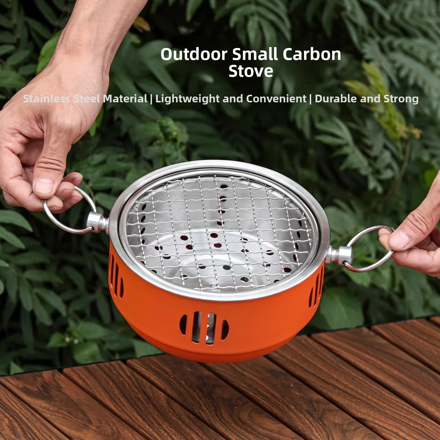 

Портативное уличное угольное барбекю ill Cact Cam, дорожное снаряжение, портативное барбекю для одного человека, обжарки стейка