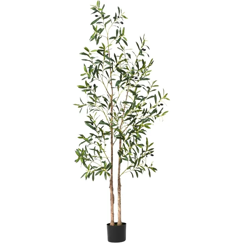 

Faux Olive Tree Potted Artificial Greenry Tree