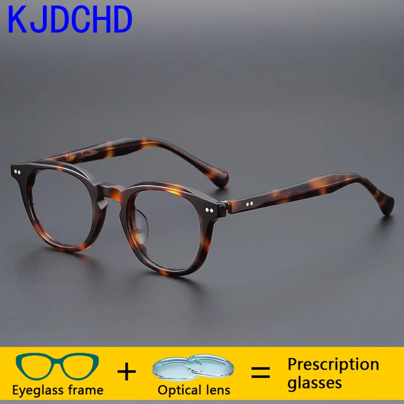 Lunettes photochromiques rondes rétro en acétate pour hommes, lunettes optiques multifocales bifocales progressives 1.74, lunettes de Prescription pour médecin