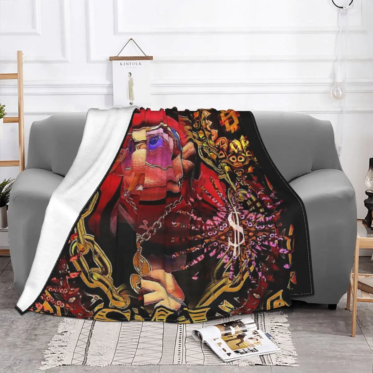 Sml Jeffy Rapper V3 Quilt Knee Blanket Winter Blankets Home And Decoration Throw Blanket