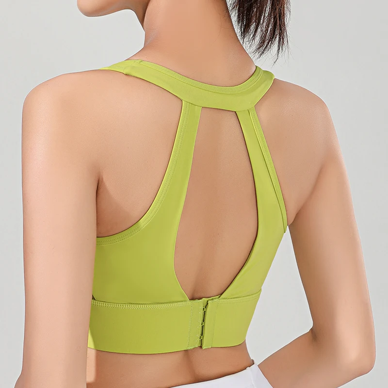 

New Plus Size Sports Bra Woman Adjustable Yoga Bra Gym Bras Backless Yoga Training Crop Top Fitness Running Underwear Brassiere