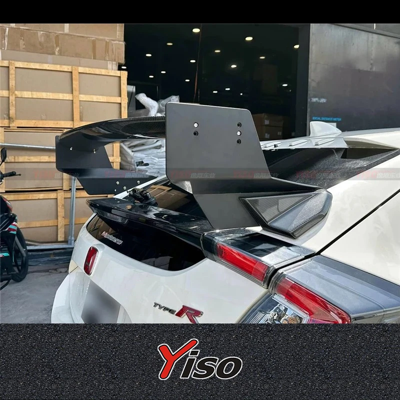

Suitable for 2016-2021 Civic TypeR FK8 ABS Empennage Modified encirclement CARBON FIBER ABS Wing