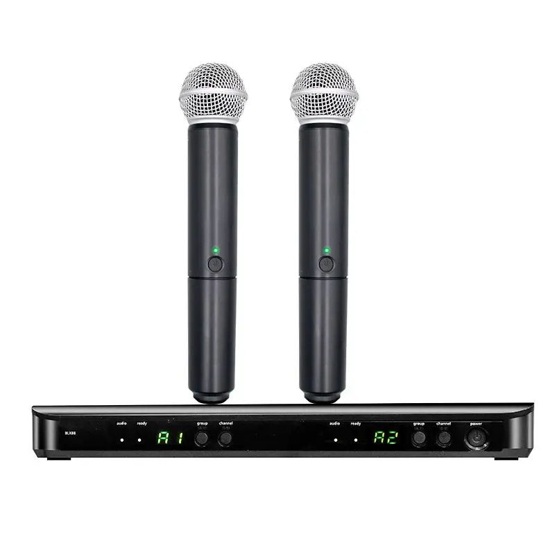 BLX288/SM58a Dual Vocal Wireless System Two beta58a Dynamic Handheld Microphones for Live Performances