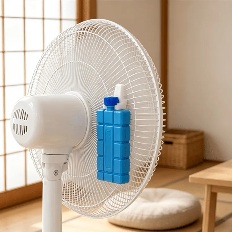 4 pieces ice pack holder with strong fasteners,high efficiency and long lasting cooling fan accessories,back to school,Christmas