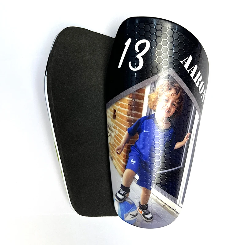 Custom Soccer Shin Guards Mini Honeycomb Pattern Football Shin Guard Personalized Customized Printed Photos For Team Clubs New