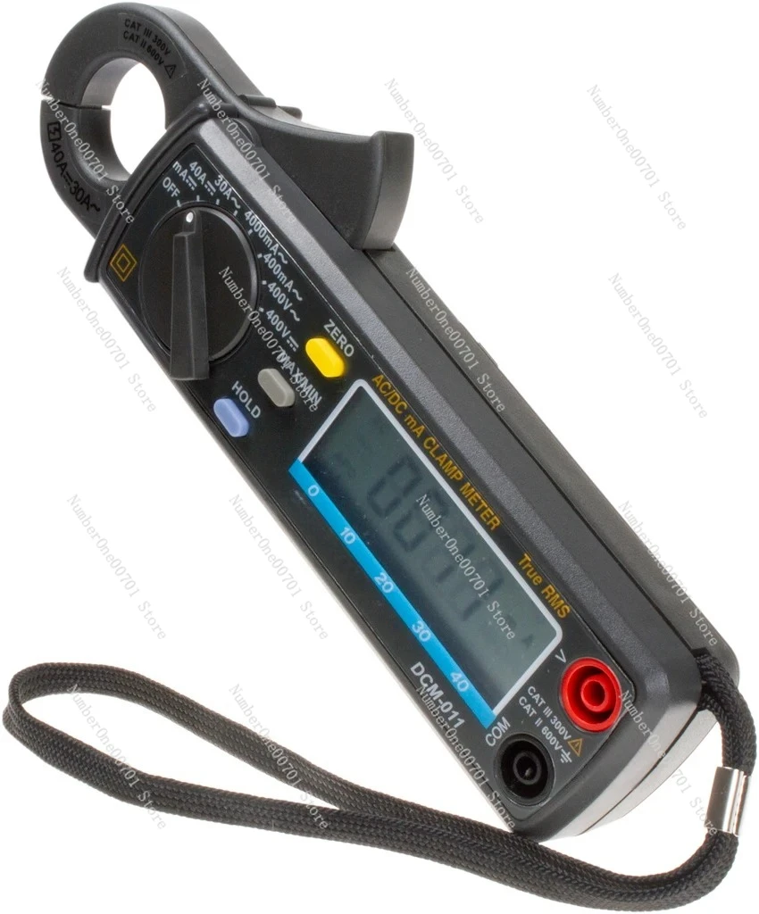 Tecpel DCM-011 Digital Clamp Meter Auto Ranging 30A Ac/Dc, Ac/Dc Voltage Trms Dc Microamps