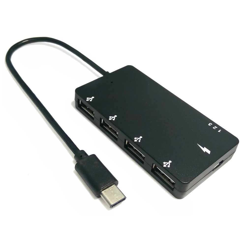 Type-C Usb Hub Opladen Otg Datakabel Met Mobiele Telefoon Voeding Tablet Hub Kaartlezer Splitter