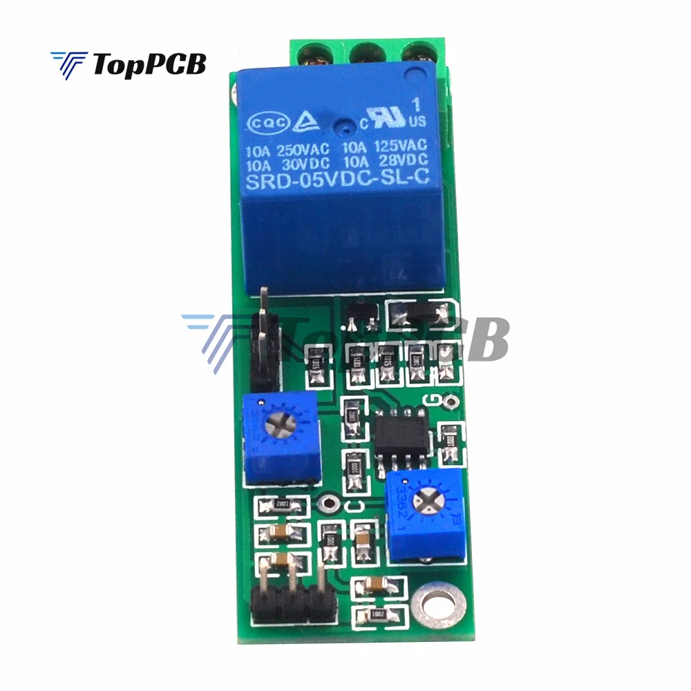 5V  Hysteresis Voltage Comparator Module Threshold Adjustable High Level and Switch Dual Output Jitter Comparator Board