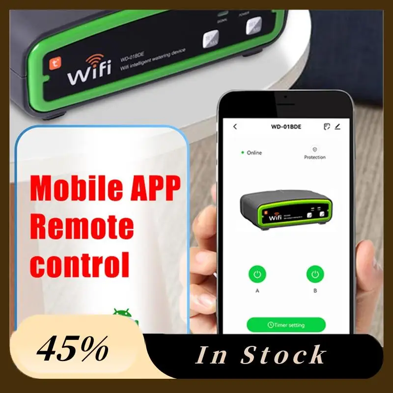 

A60Z Top Tuya Wifi Double Pump Watering Machine Automatic Double Pump Watering System With Programmable Water Timer