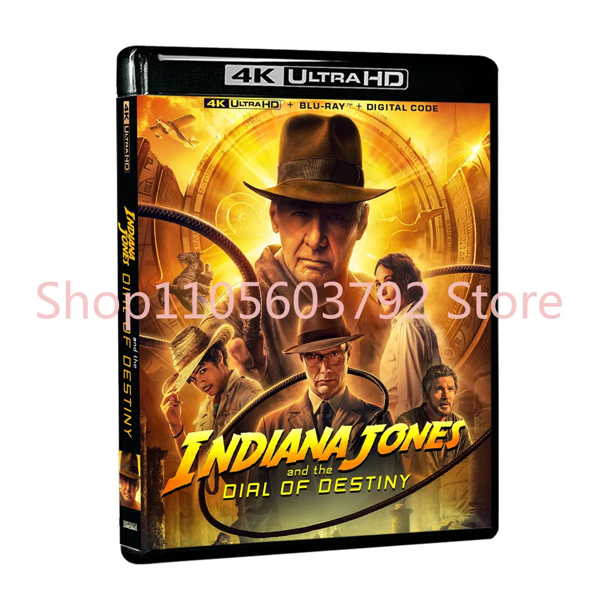 4K UHD Indiana Jones et le Disque du Destin (2023) Blu-ray Movie Disc Compatible PS5 XSX Dolby Atmos Nouvelle Boîte d'Emballage