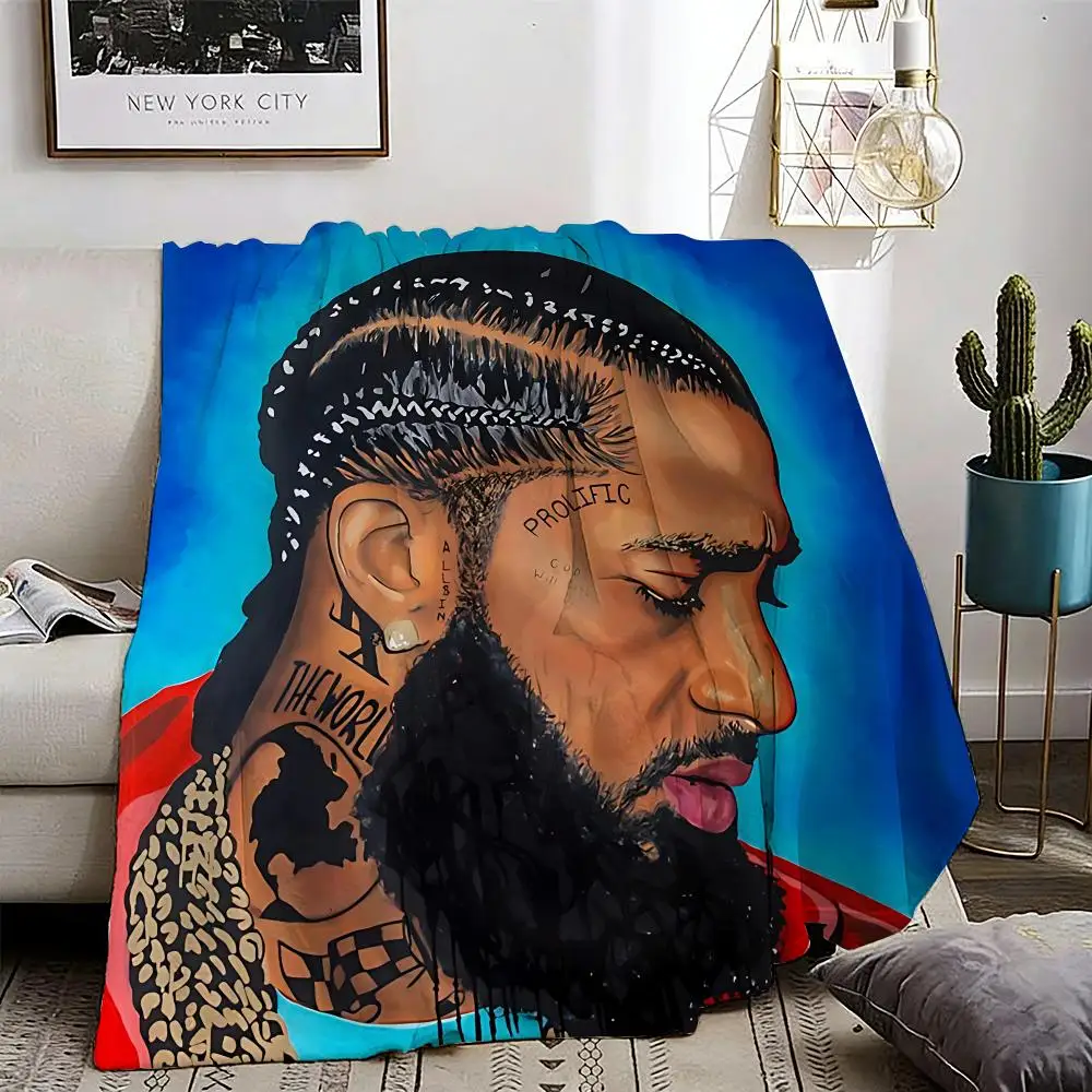 

Легкое фланелевое одеяло RAPPER Nipsey Hussle, 240 г, мягкое, приятное для кожи, для летнего охлаждения