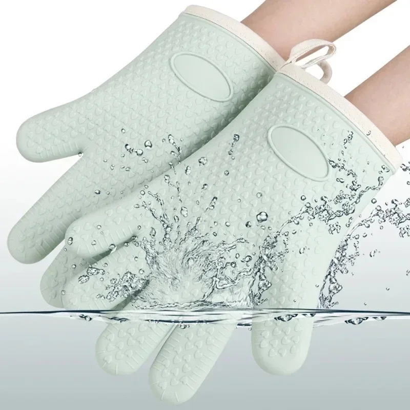 1 Piece Anti-Heat Hand Cover, Heat-Insulating Thickened Silicone, Specially Designed For Kitchen Ovens