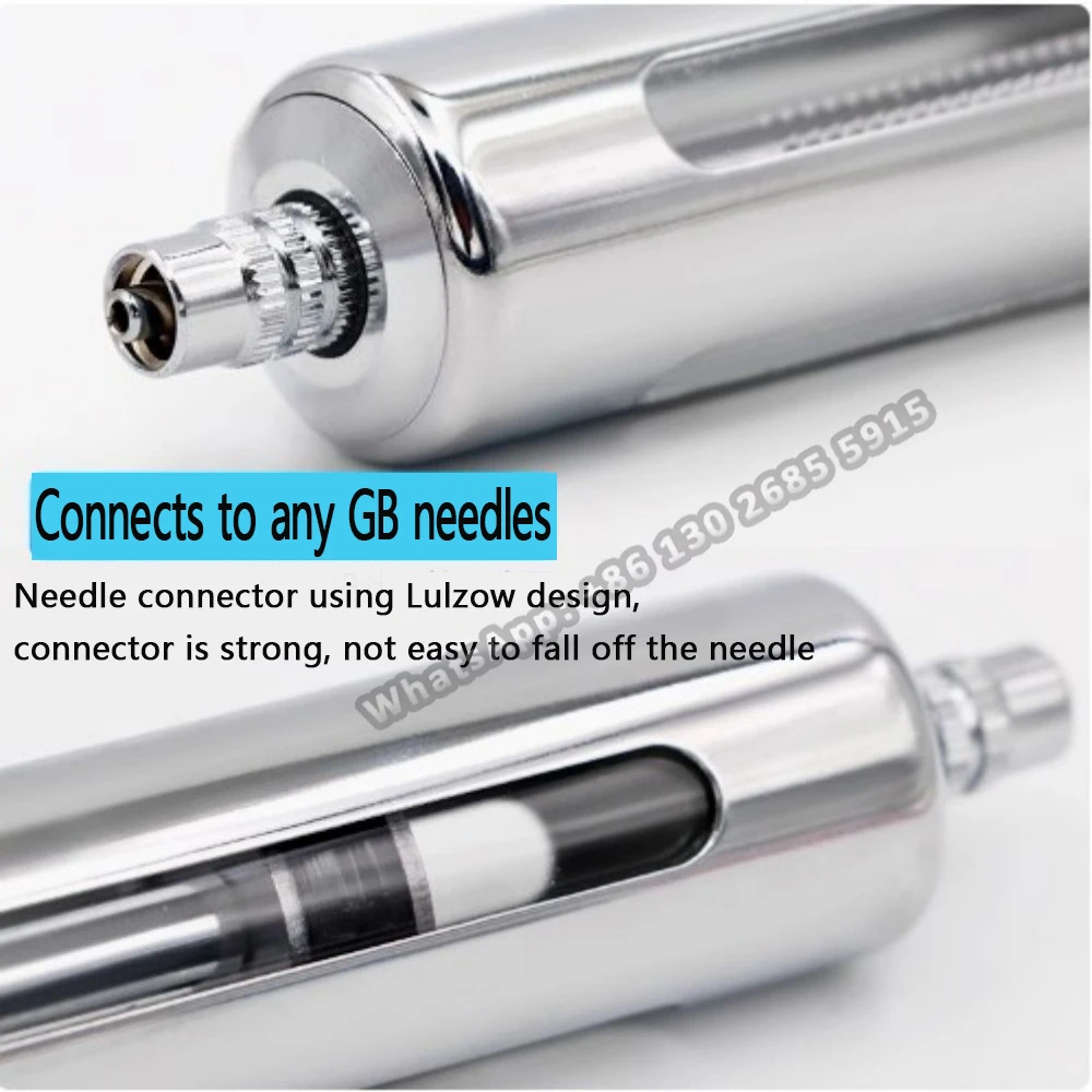 Jeringa de inyección continua de animales veterinarios, pistola de vacunación automática de acero inoxidable de 10/20/30/50ml para vaca, cerdo y oveja, 1 ud.