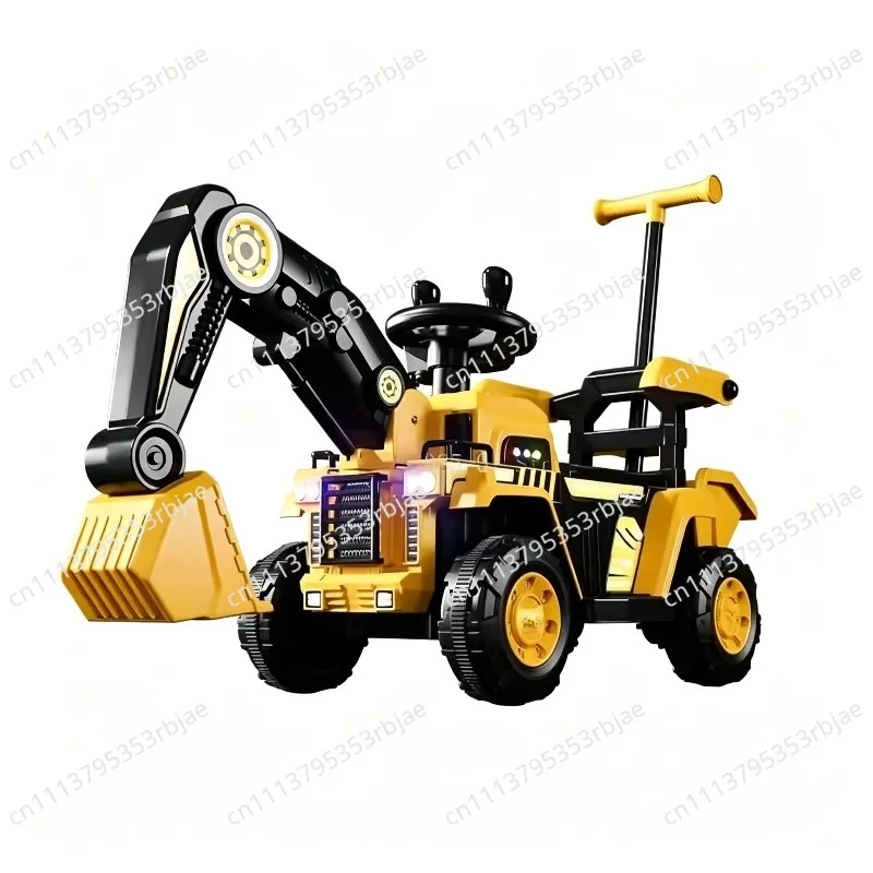 Remote Control Electric Excavator Toy Car Oversized Engineering Hook Machine Ride On For Boys And Girls