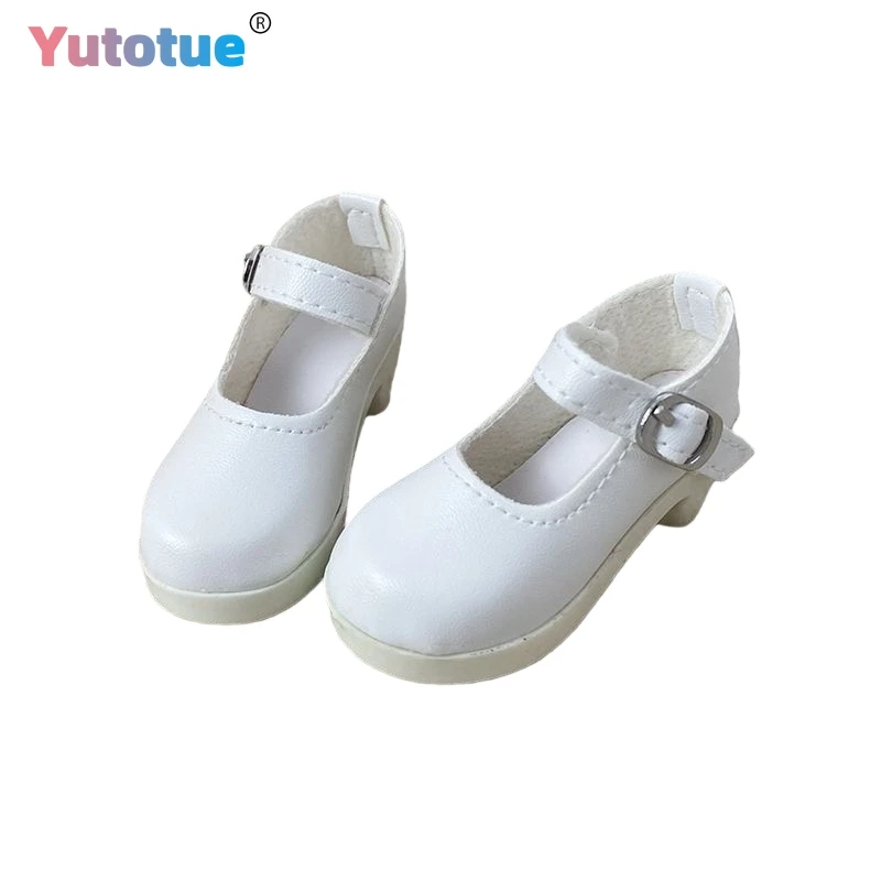 รองเท้าตุ๊กตา Yutotue 1 คู่ สำหรับตุ๊กตา BJD ขนาด 1/3 ความยาว 60 ซม. ของเล่น DIY รองเท้าหนัง PU ความยาวประมาณ 7.5 ซม.