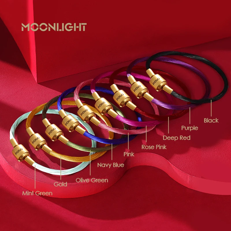 Classic Golden Color SangSang Button Charme Bracelets for Women Twisted Steel Wire Bracelet Female Fashion Jewelry Gift 9 Colors