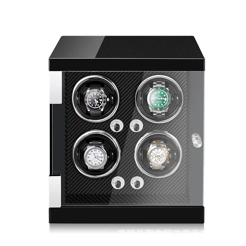 Automatic winding watch shaker Mechanical watch display box, storage box LED light meter shaker