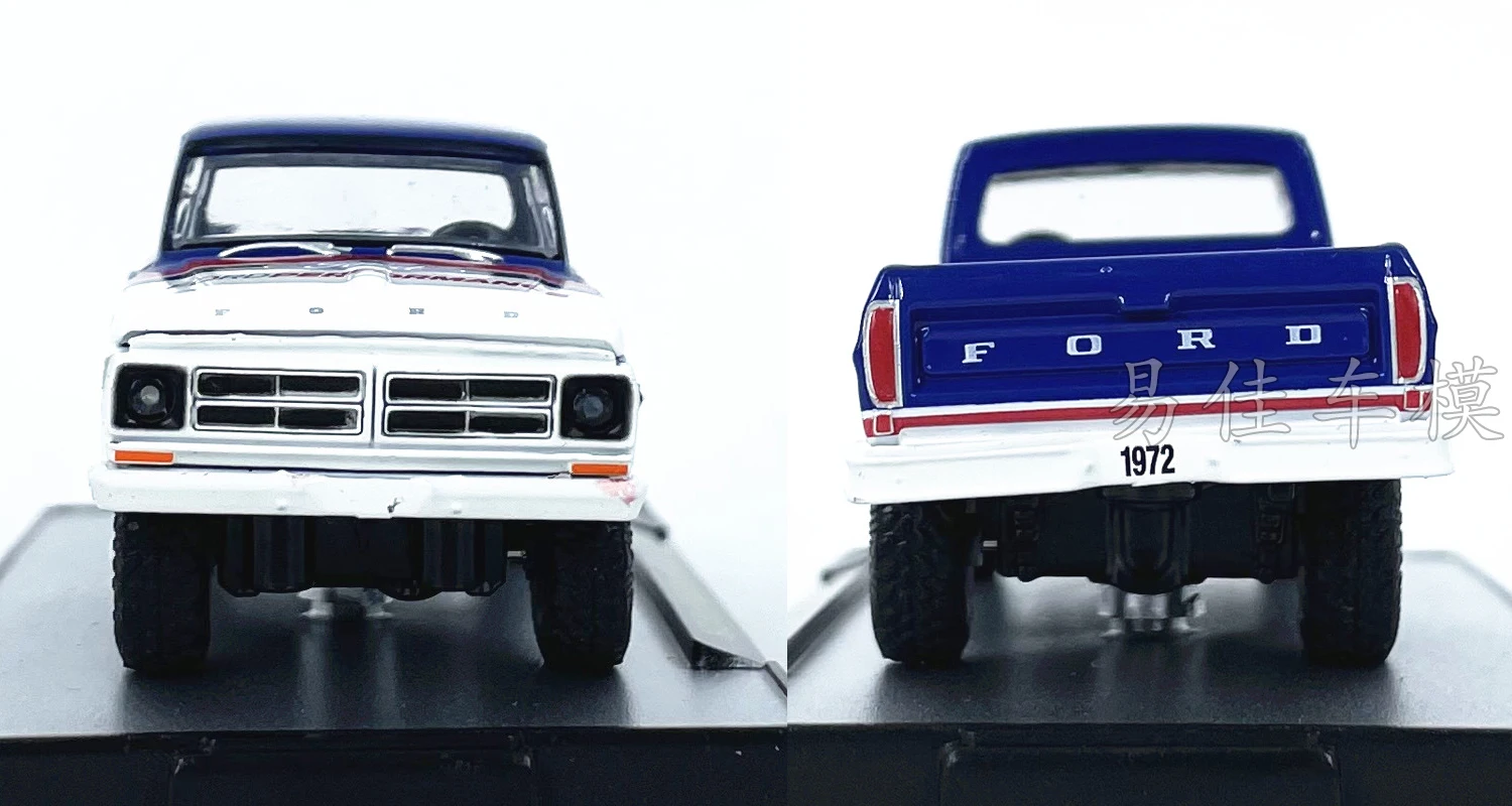 Diecast m2 escala 1:64 ford F-250 personalizado imitação liga modelo de carro brinquedo colecionável presente lembrança exibição ornamento