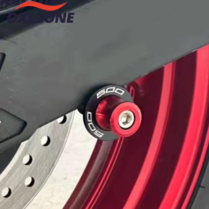 

2025 For Kawasaki Z500 Ninja500 2024 Swingarm Spools Z 500 Ninja 500 Motorcycle Accessories 8MM CNC Aluminum Stand Screws Slider