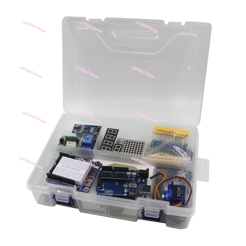 UNO R3 Development Board RFID Upgrade Introduction, Stepper Motor Learning Kit, with CD