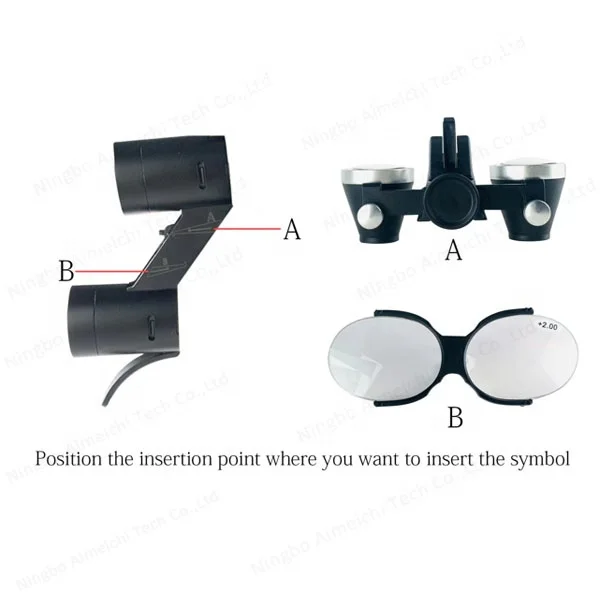 المكبر الأسنان 150000 لوكس مجهر 5 واط LED 2000mA مع نظارات طويل النظر Loupes كشافات PSL 2.5X أو 3.5X