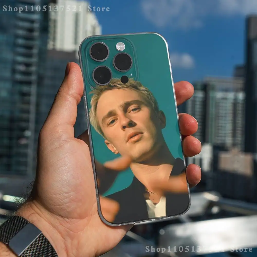 حافظة هاتف D-Drew S-Starkey الممثل لهاتف iPhone 17,16,15,14,13,12,11 Pro,Max,Plus,X,XS,XR,SE4,E غطاء ناعم شفاف صغير