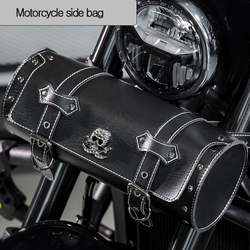 Motorcycle European and American punk style Harley motorcycle PU leather motorcycle hanging outside the riding device