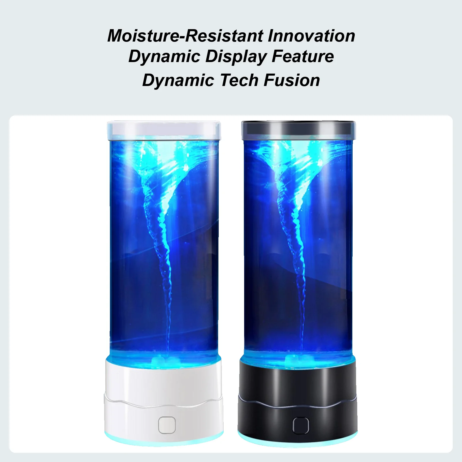 

Tornado Light Novelty Relaxing Multi-Color Cool Table Lamp Nature Decoration Mood Light for Home Dorm Office Apartment Study