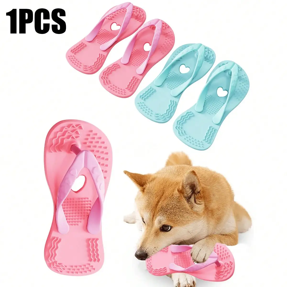 Heart-Shaped Puppy Teething Toy, Simulates Chewing Remote-Controlled Toys, Relieves Boredom and Stimulates Puppy Teething, Soft and Safe, Promotes Dental Health, Suitable for Small Dog Breeds