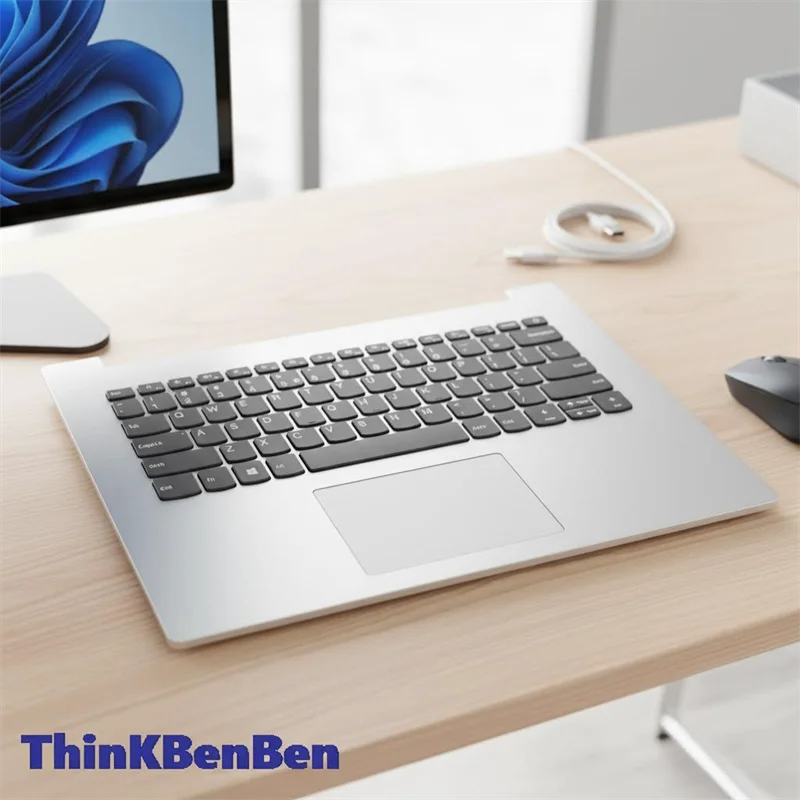 

US English Platinum Grey Keyboard Upper Case Palmrest Shell Cover For Lenovo Ideapad 330 14 14AST 14IKB 14IGM 5CB0R13847