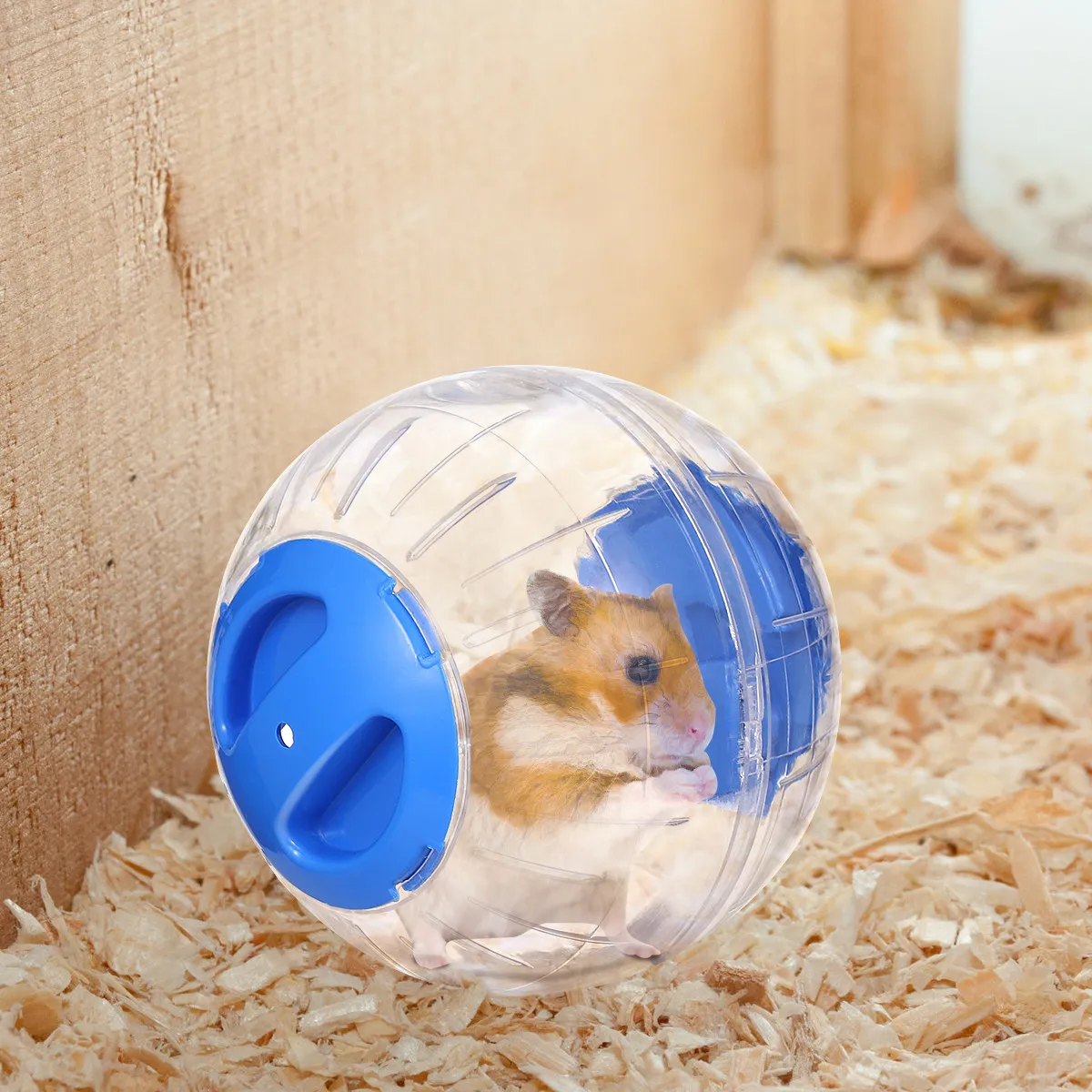 Ueetek Transparent Hamster Exercise Ball Mini for Small Pets Lightweight Portable Safe Healthy Fun Interactive Play