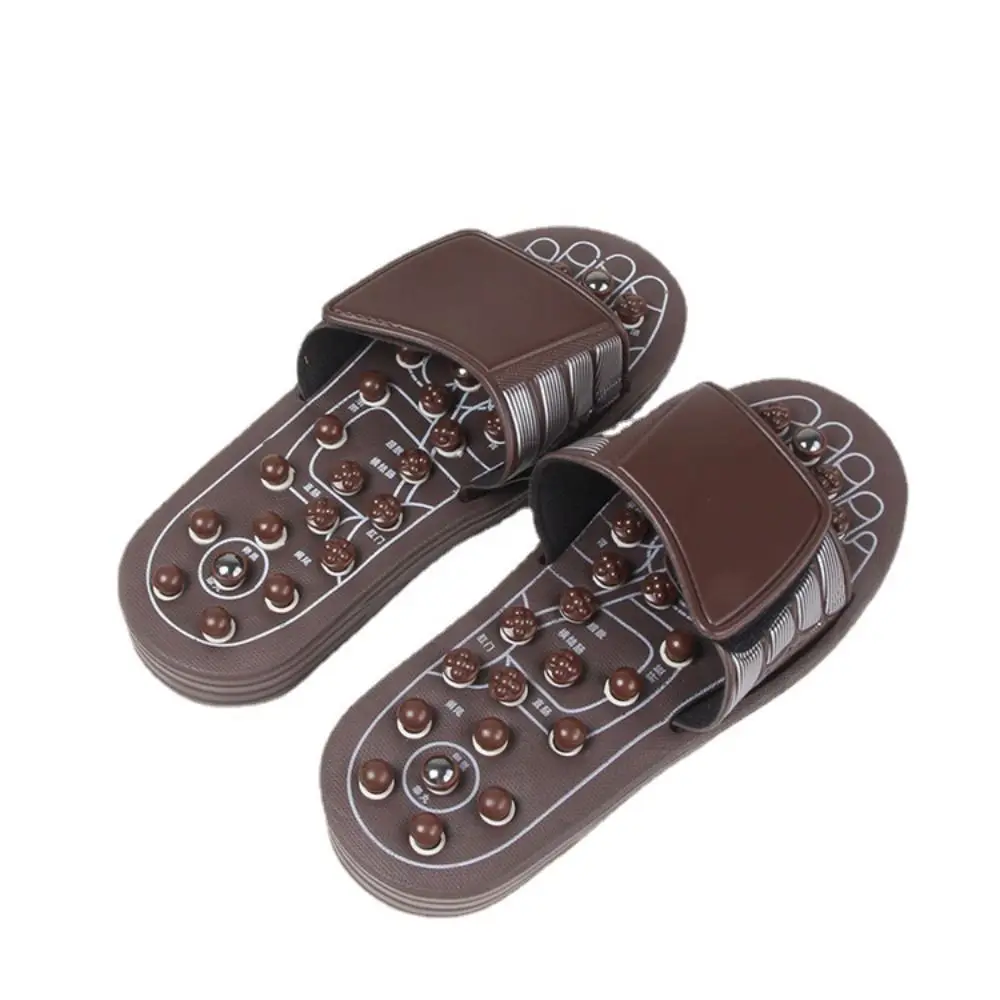 

Spring Massage Slippers Anti-slip 4 Sizes Reflexology Sandals Magnetic Comfort Foot Massager Shoes Household