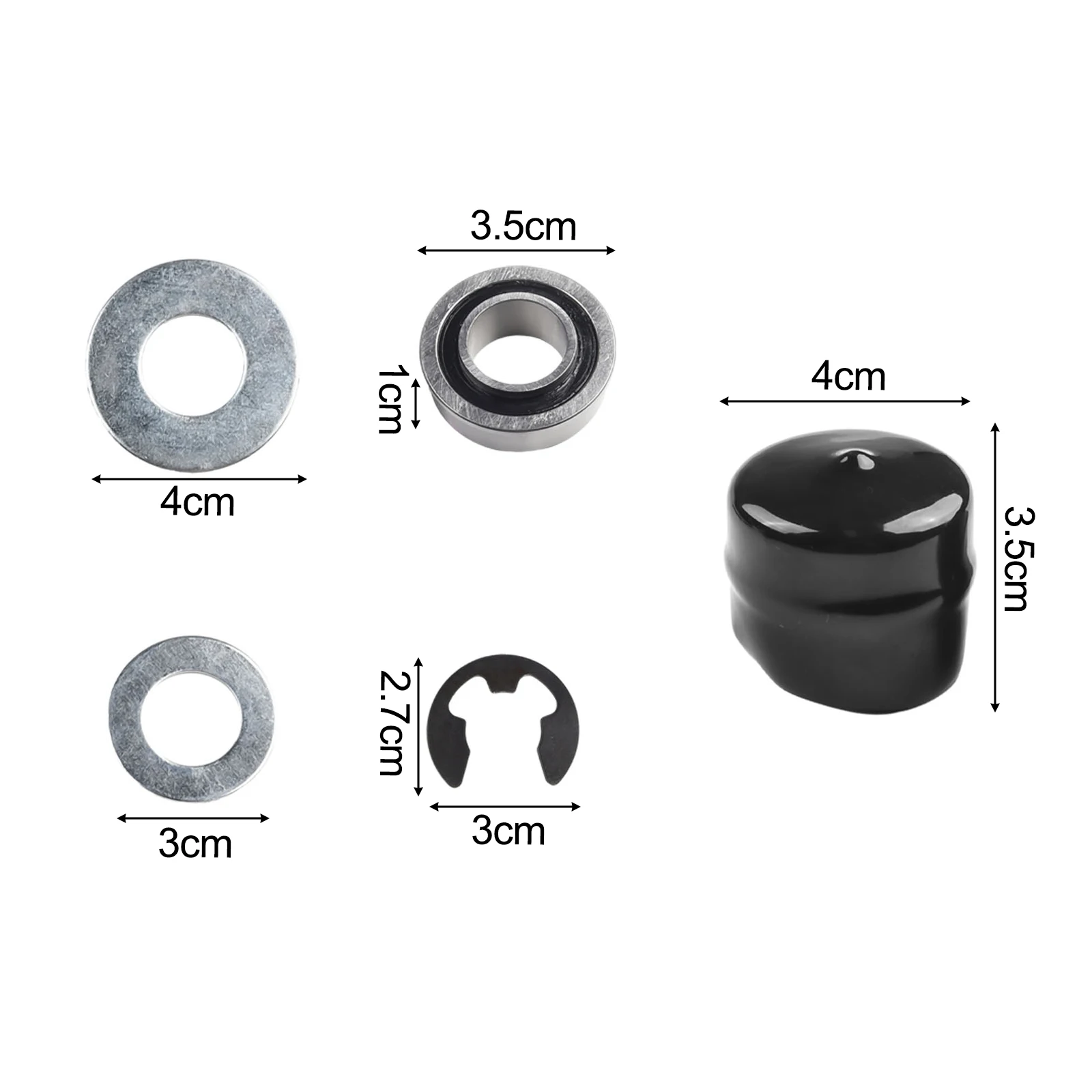 Front Wheel Bushing To Bearing Conversion Kit For 532009040 9040H 532124959 Lawn Mower Parts Garden Power Tools Accessories